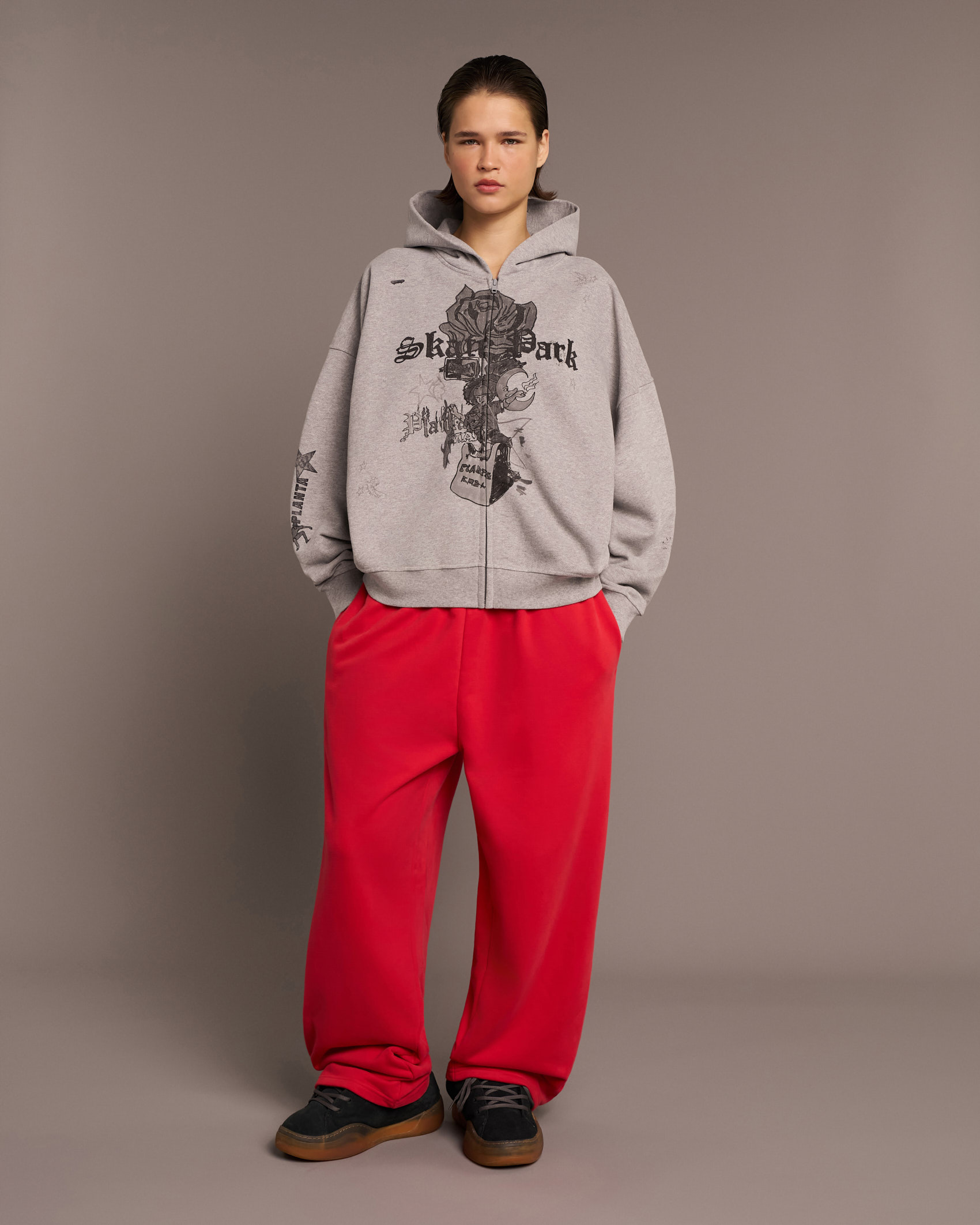 DARK PUNK  ZIP HOODIE