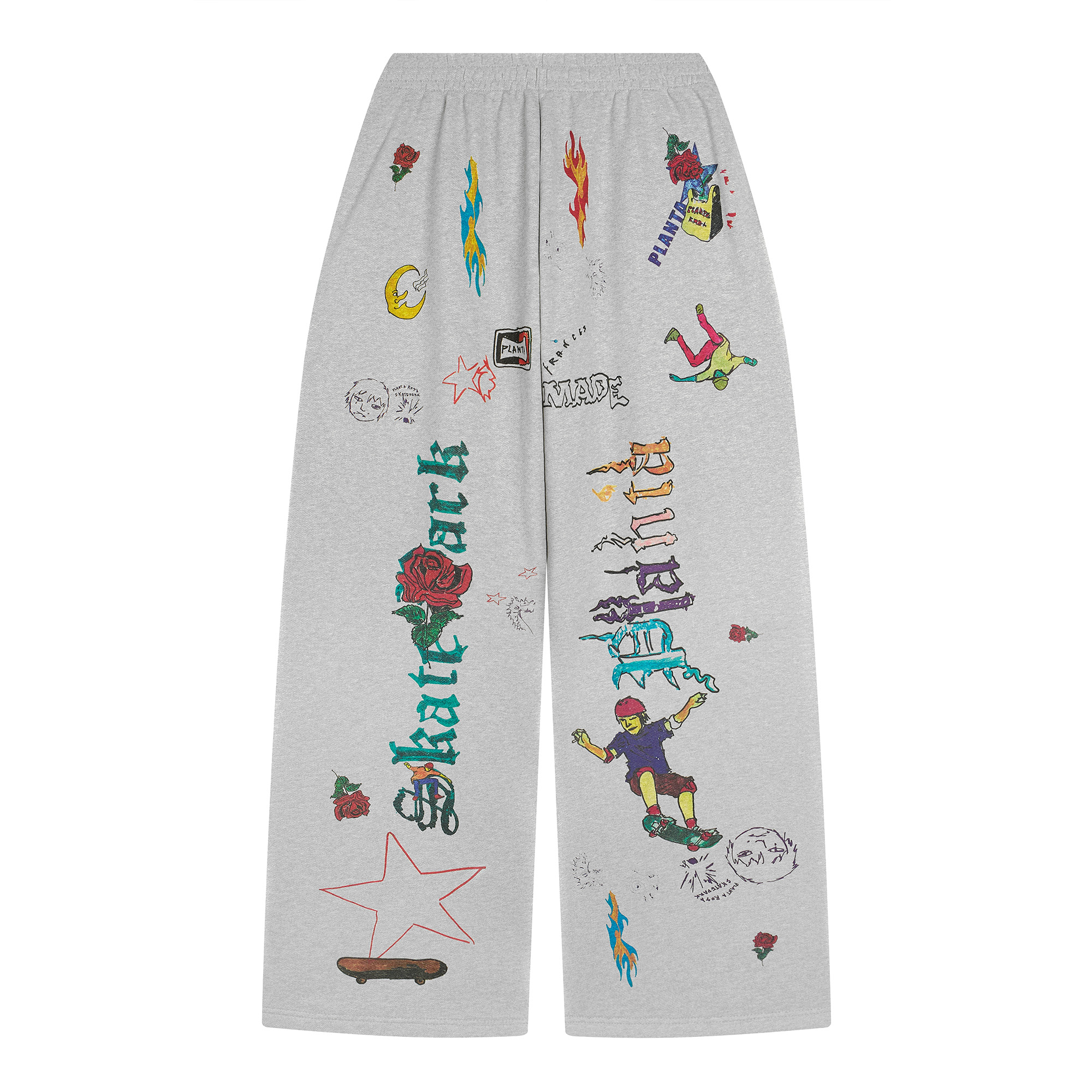 PUNK ROSA PANTS-CULOTTES - 400 GREY VELVET