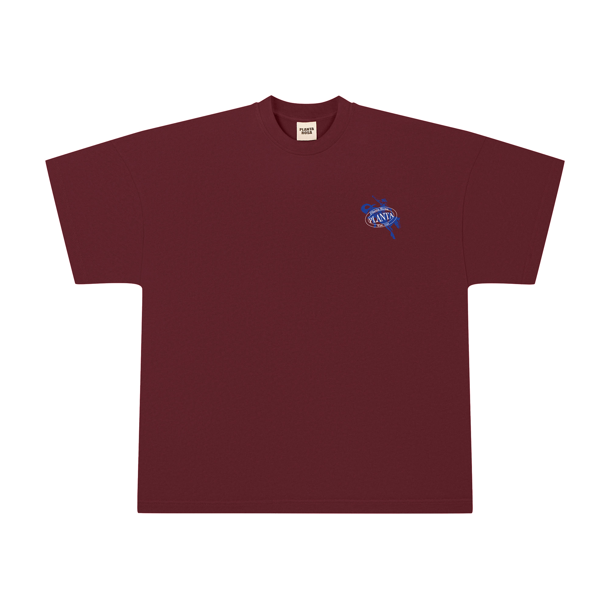 COWBOY-POCKET T-SHIRT 220-WINE VELVET
