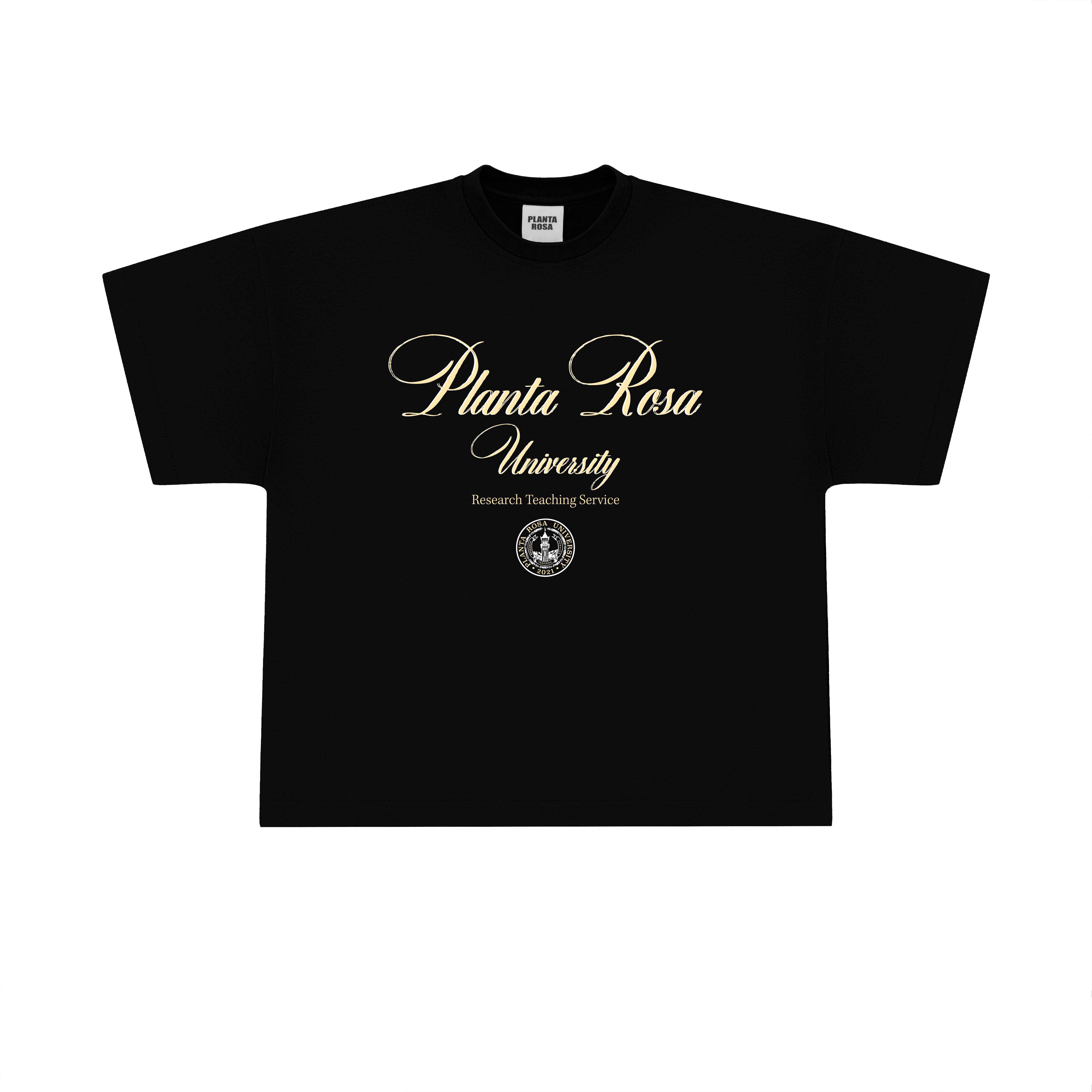 UNIVERSITY T-SHIRT 250-BLACK