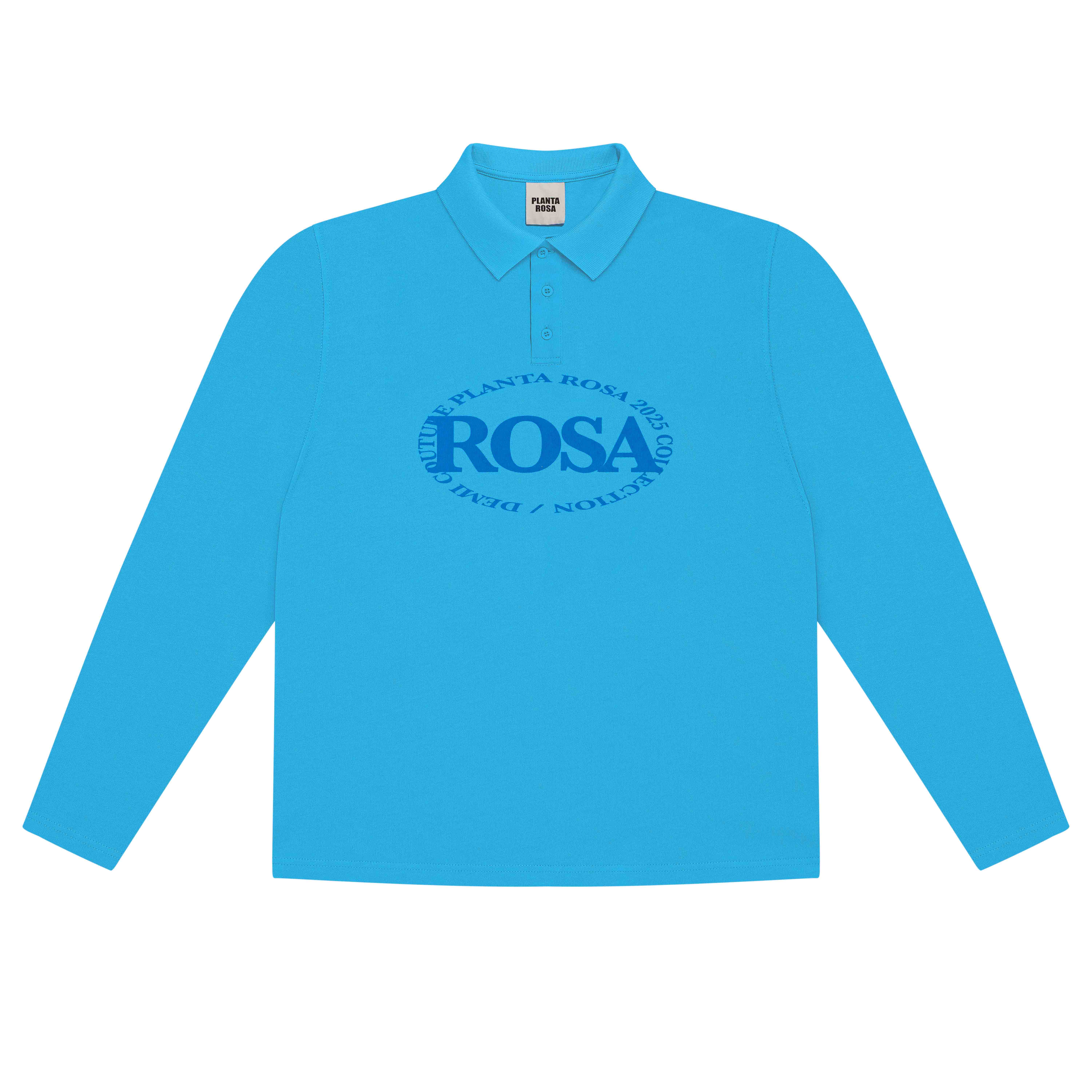 ROSA POLO LONG SLEEVE  220-ETHER BLUE