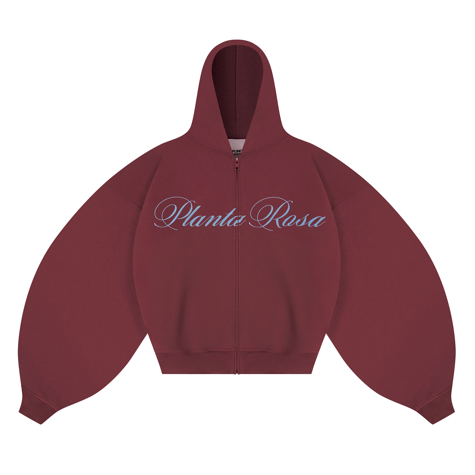 SIMPLICITY  ZIP HOODIE 470-WINE VELVET