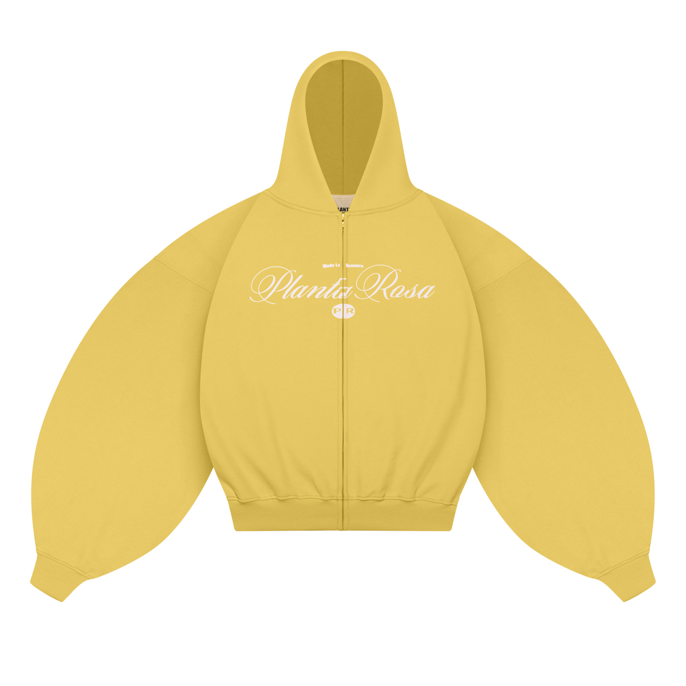 ROSA ZIP HOODIE 400 CITRON