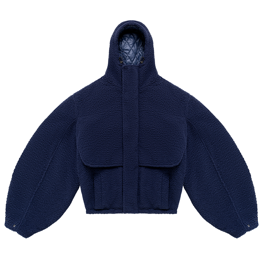 TEDDY JACKET BLUE