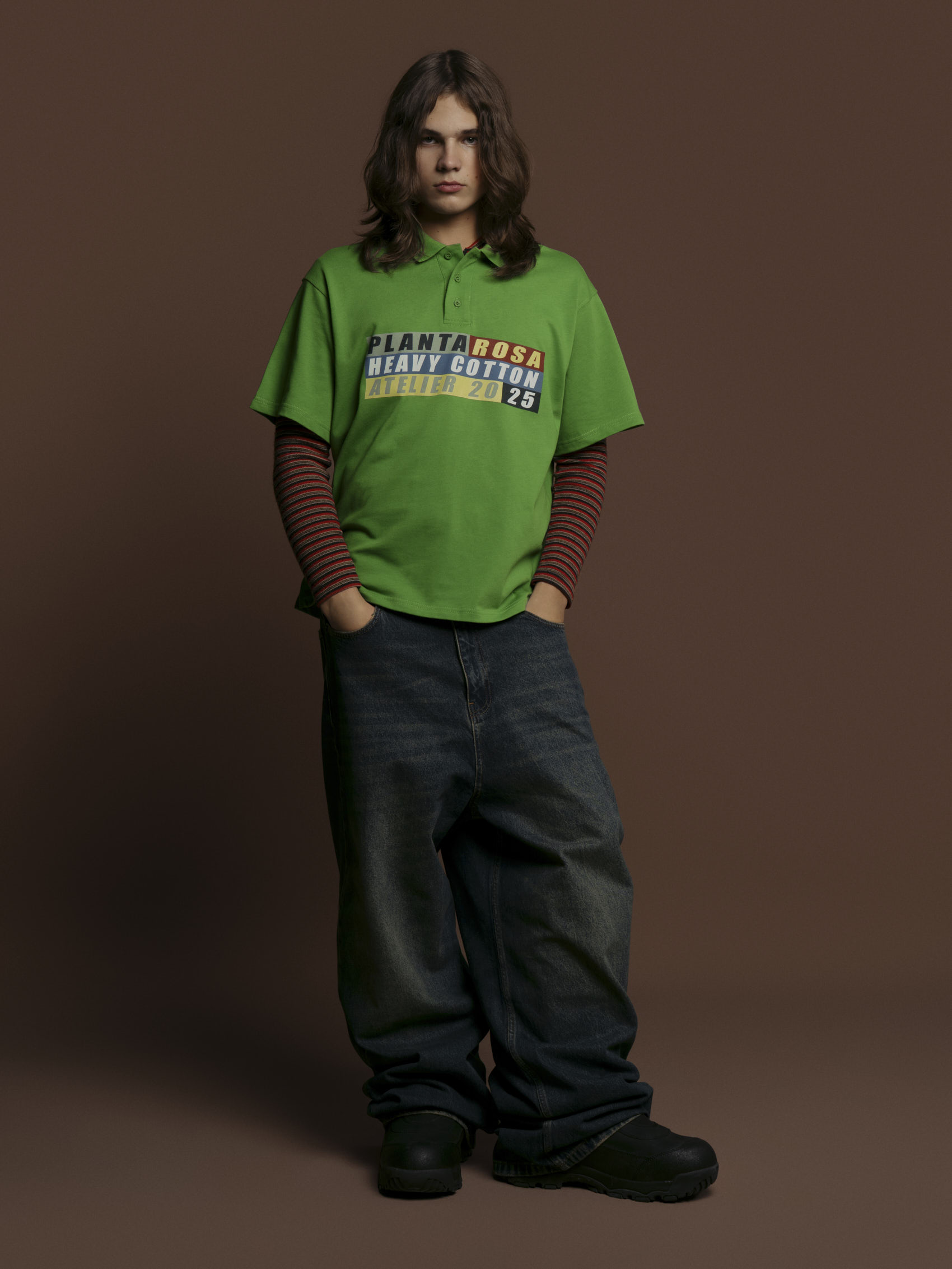 HEAVY-COTTON  POLO T-SHIRT