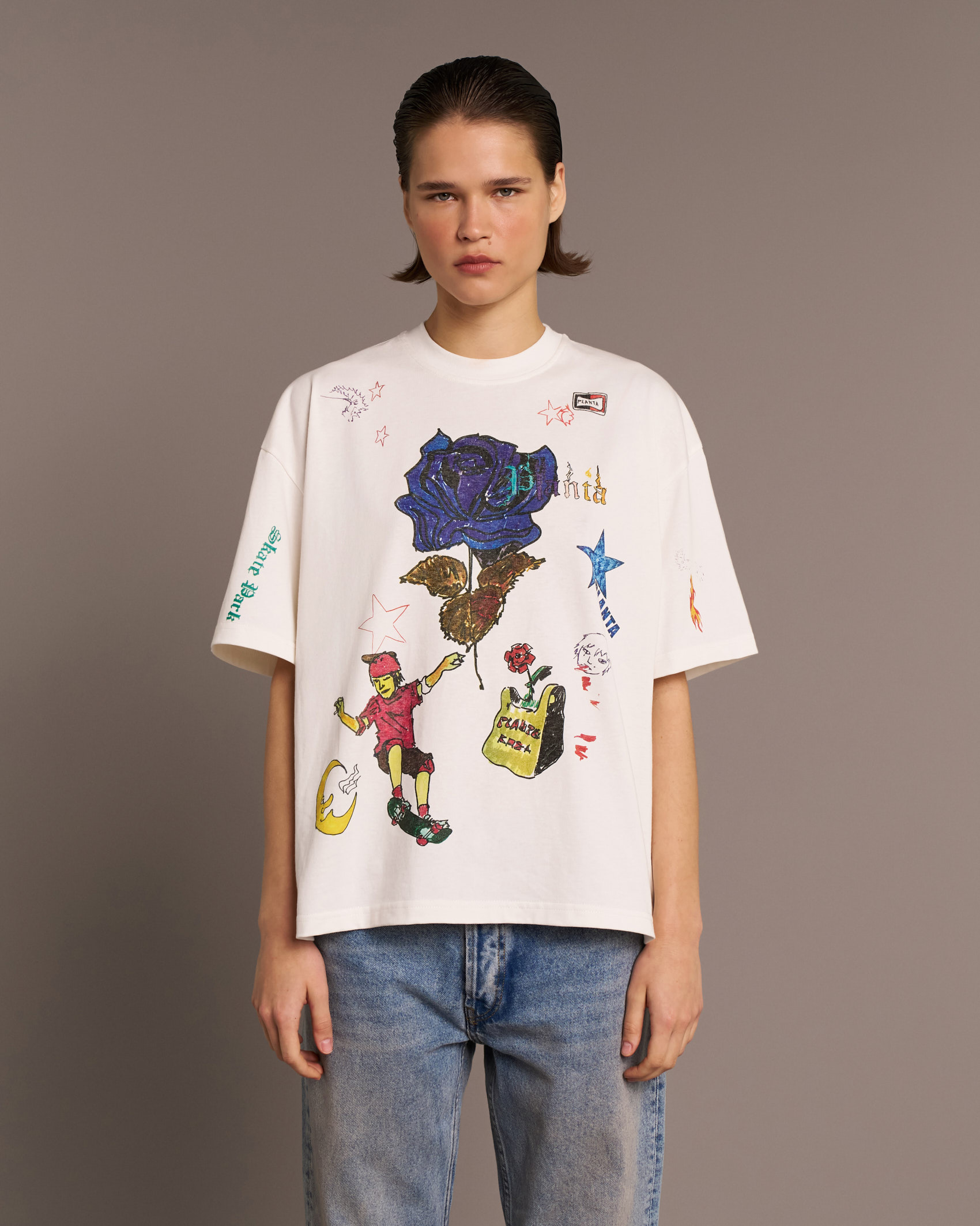 SKATEBLUE-ROSE T-SHIRT