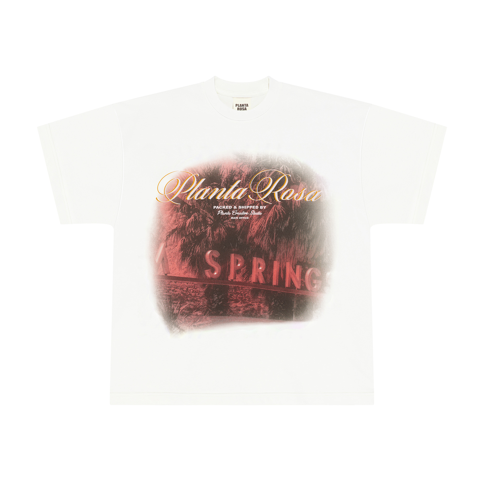 PALMS-SUN T-SHIRT 220-VANILLA VELVET