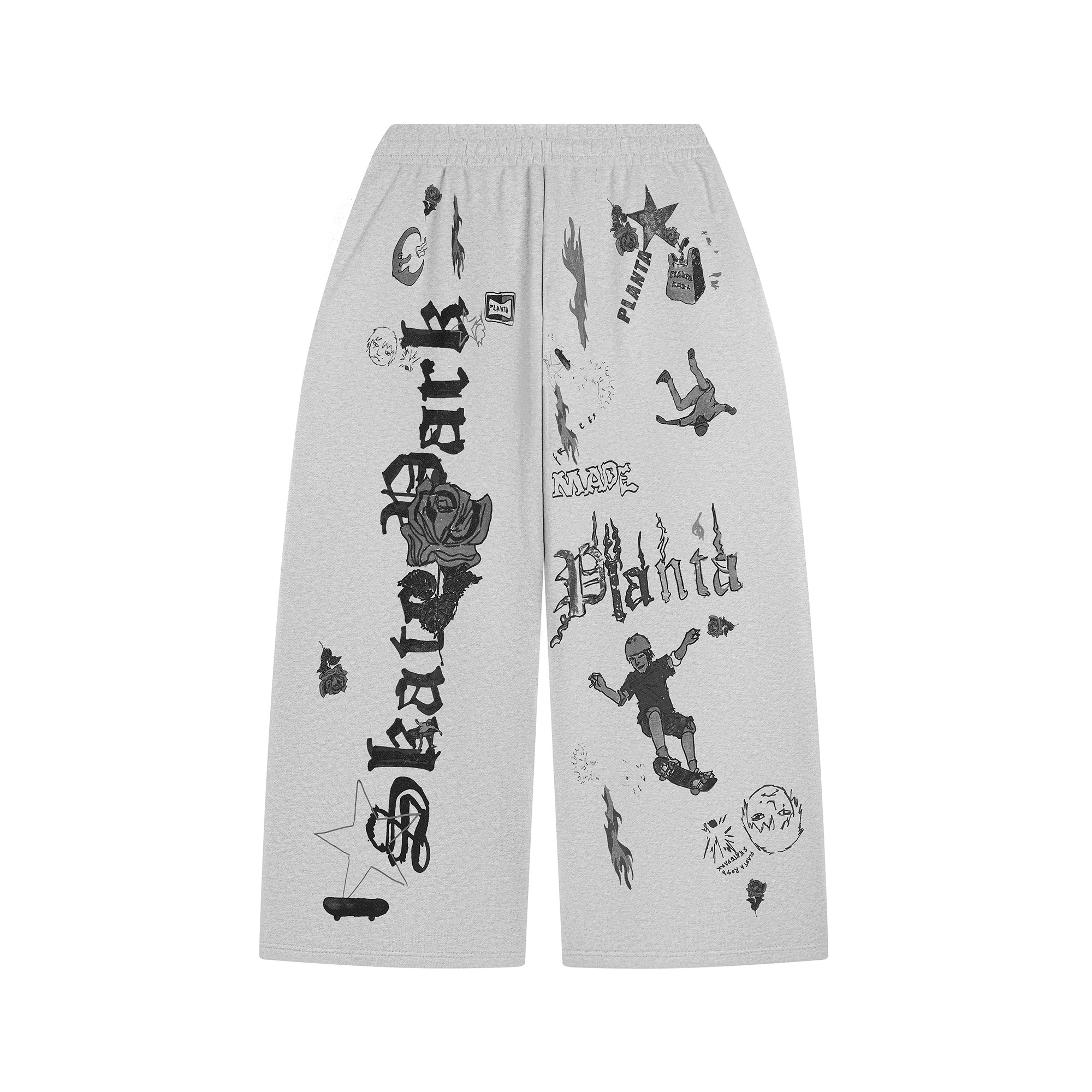 DARK PUNK CULOTTES - 400 GREY VELVET