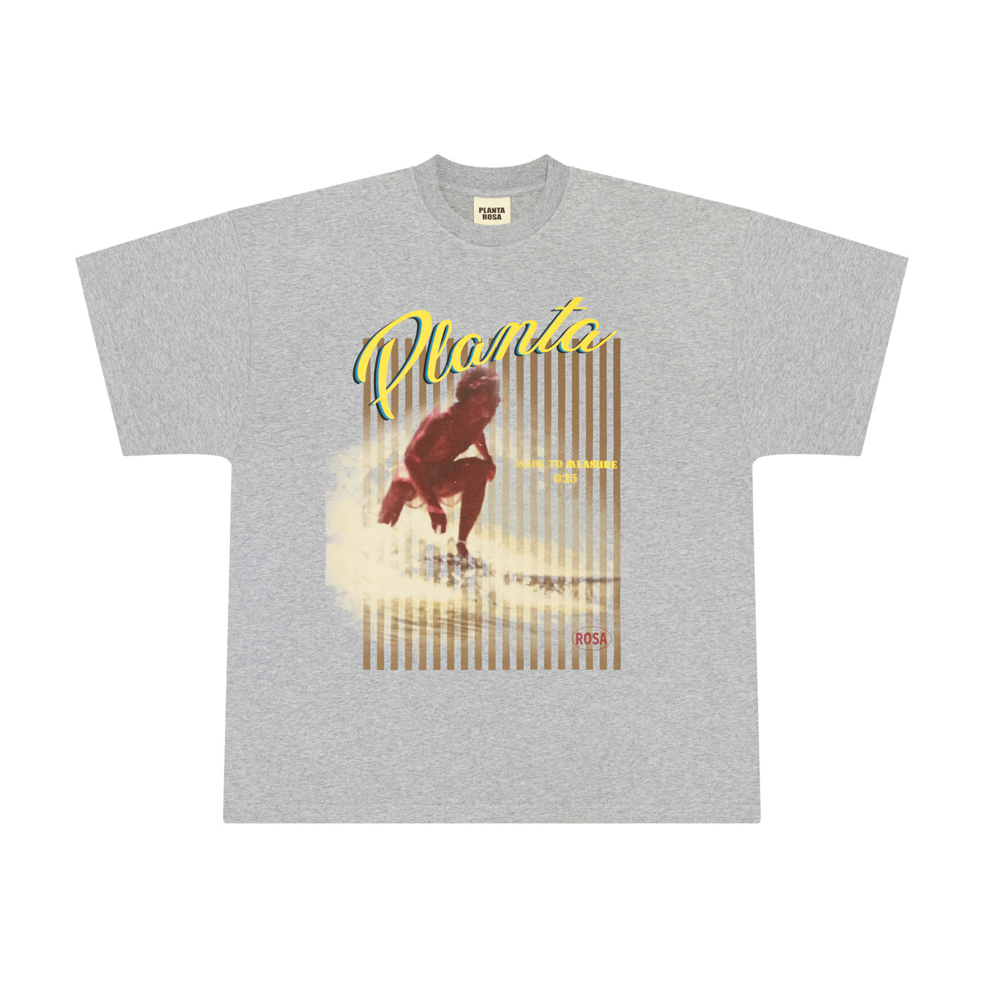 SURF-PLANTA T-SHIRT 250-GREY VELVET