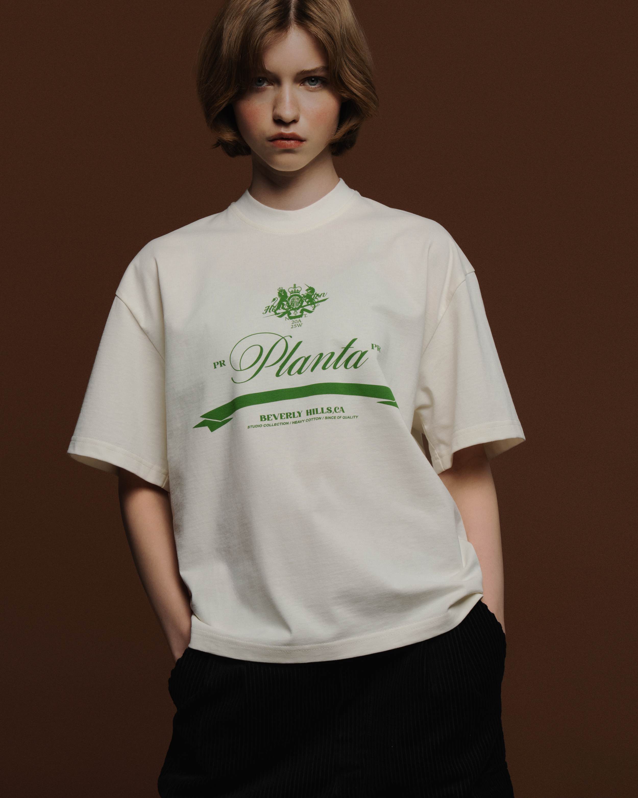 ANNOUNCEMENT GREEN T-SHIRT