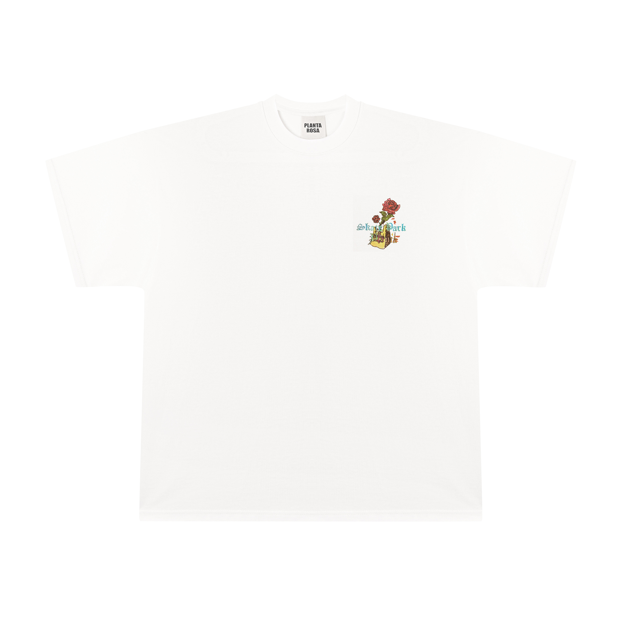 DRAWN-ROSE T-SHIRT 23O-VANILLA