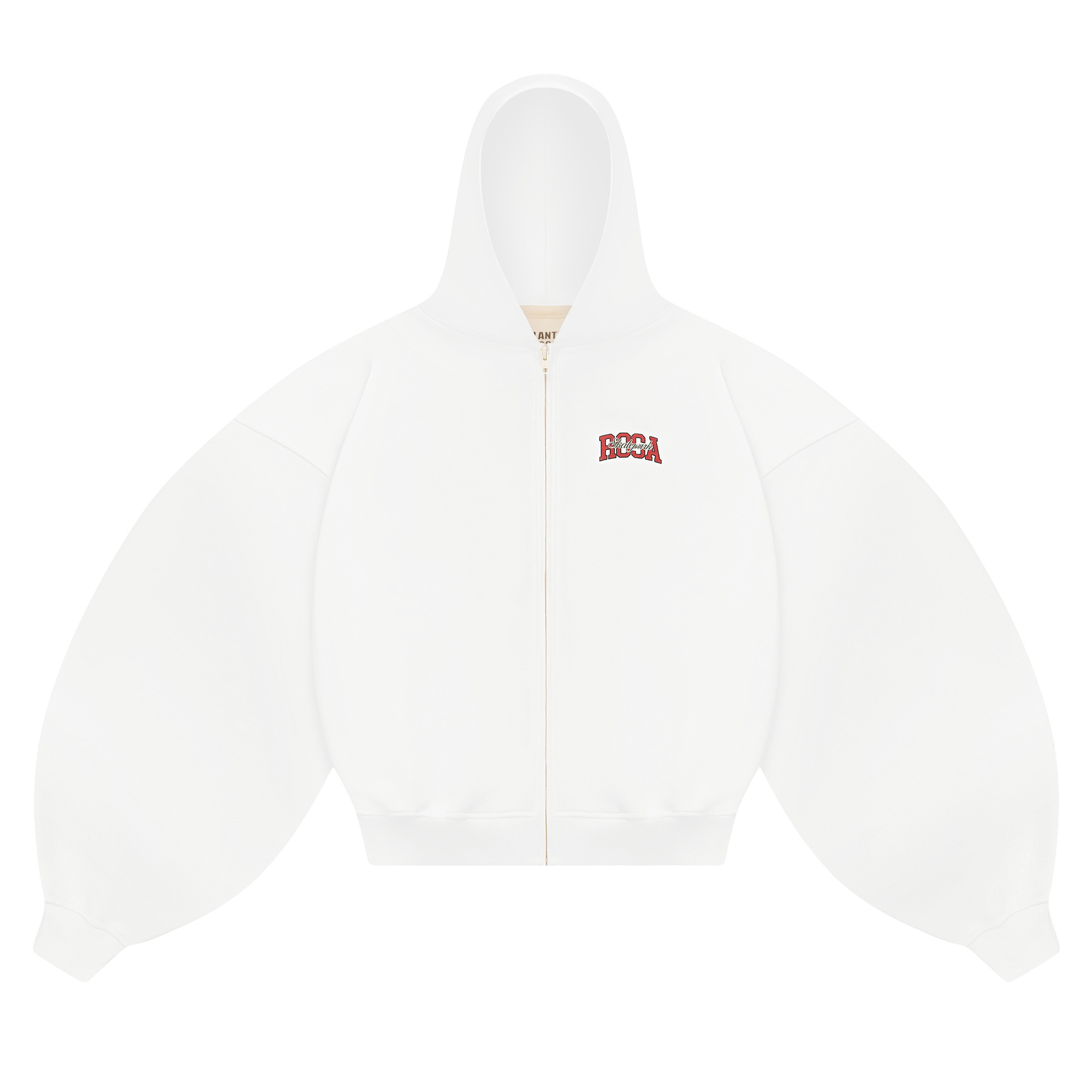 SKATE PARK ZIP HOODIE VANILLA